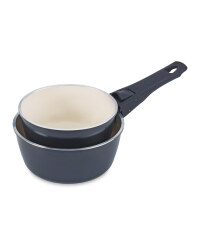 Crofton Nesting Saucepans - Black