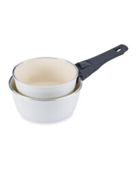 Crofton Nesting Saucepans - Cream