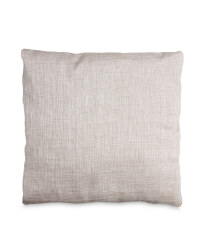 Neutral Metallic Cushion