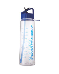 Navy Hydration Tracker Bottle