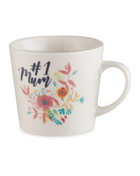 No.1 Mum Floral Mother's Day Mug