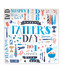 No1 Worlds Best Dad Card