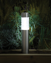 Noma 45cm Solar Bollard Path Light
