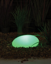 Noma Solar Pebble Light 30cm