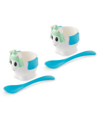 Llama Novelty Egg Cup Set