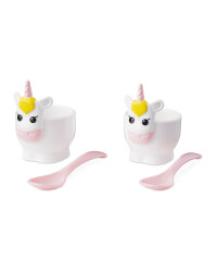 Unicorn Novelty Egg Cup Set