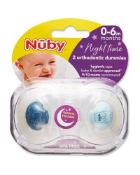 Nuby Bear Soothers 0-6 Months