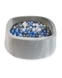 Nuby Blue & Silver Ball Pit