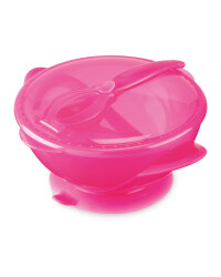 Nuby Easy Go Bowl - Pink