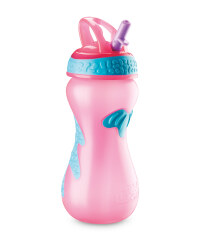 Nuby Flip-It Cup - Coral/Blue