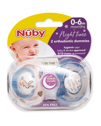 Nature 0-6 Night Soother 2 Pack