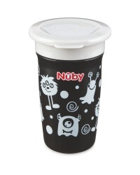 Black/Grey Nuby Mini 360° Sippy Cup