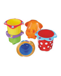 Nuby Stackable Bath Cups