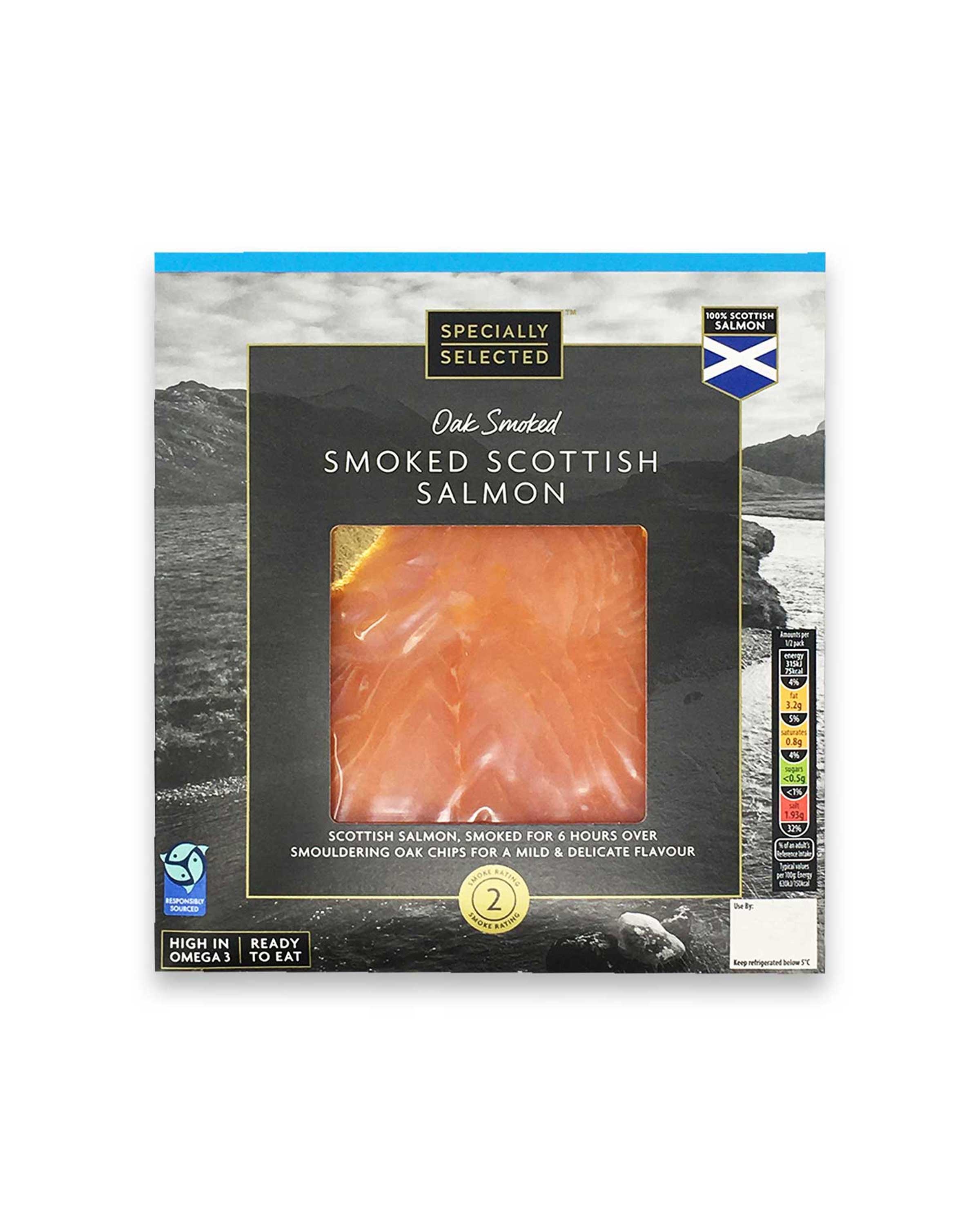 Oak Smoked Smoked Scottish Salmon