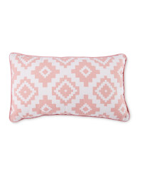 Pink Aztec Rectangle Outdoor Cushion