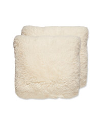 Off White Cosy Cushion 2 Pack
