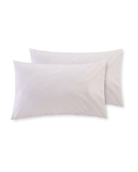 Off White Easy Care Pillowcase Pair