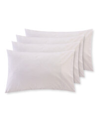 Off White Pillow Case 4 Pack