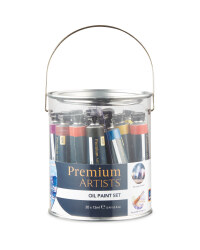 Script Oil Paint Assortment