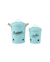 Onion/Garlic Canister - Green