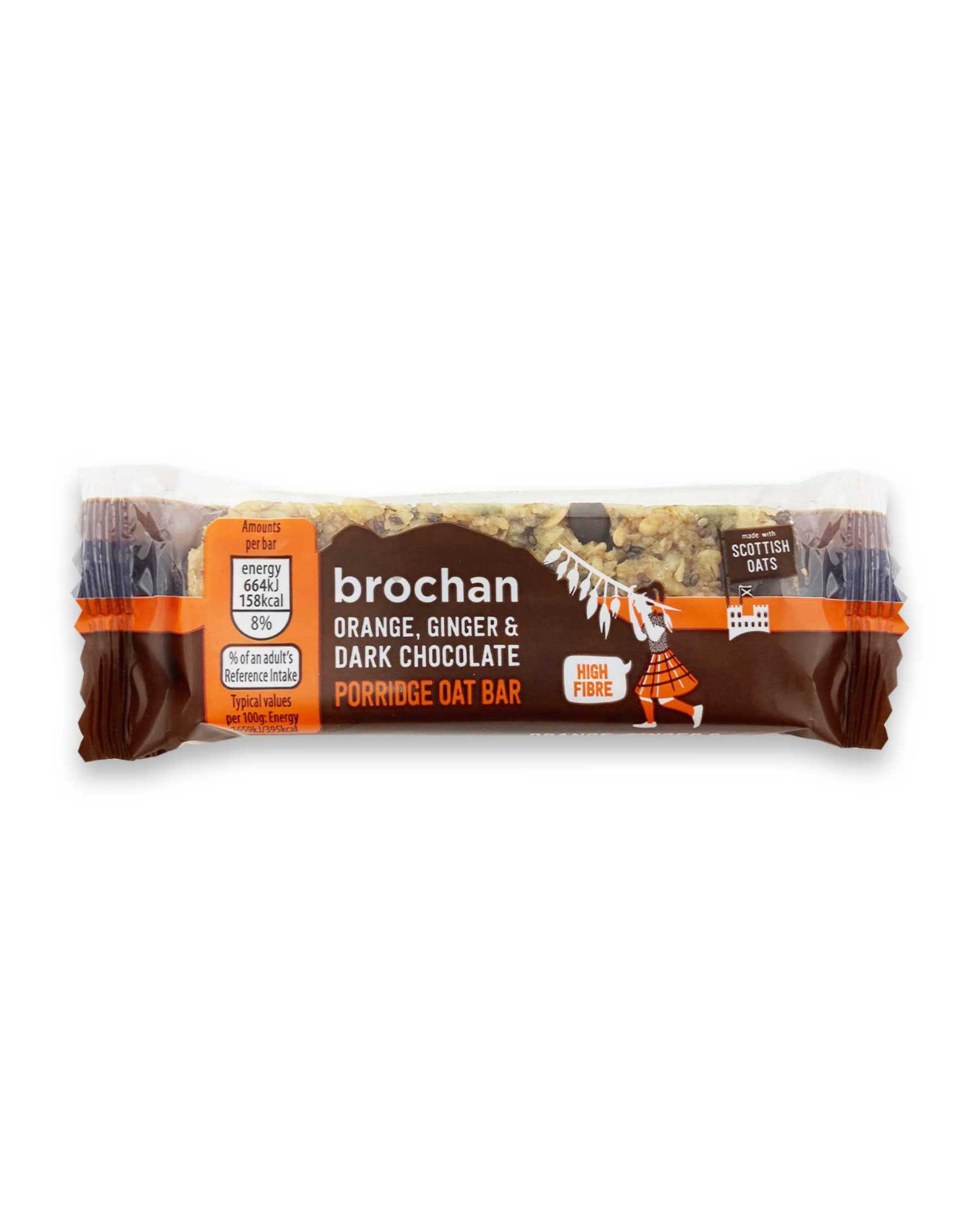 Orange, Ginger & Chocolate Oat Bar