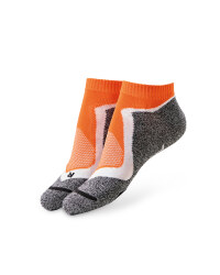 Orange/White Cycling Trainer Socks