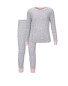 Kids' Organic Grey Heart Pyjamas