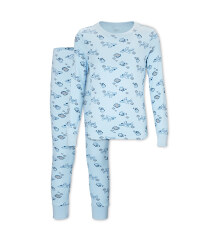 Kids' Organic Blue Planes Pyjamas