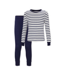 Kids' Organic Blue/Striped Pyjamas