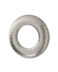 Ornate Mirror - Shiny Silver