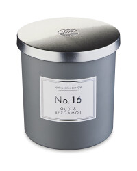 Oud & Bergamot Scented Candle