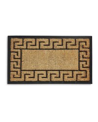 Outdoor Coir Greek Border Mat