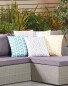Outdoor Diamond Tile Cushions 2 Pack