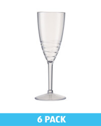 Outdoor Champagne Glass 6 Pack