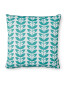 Outdoor Green Leaf Cushions 2 Pack