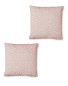 Outdoor Pink Dot Cushions 2 Pack