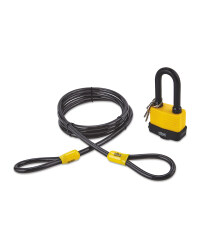 Home Protector Padlock & Cable