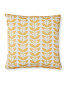 Outdoor Yellow Leaf Cushions 2 Pack