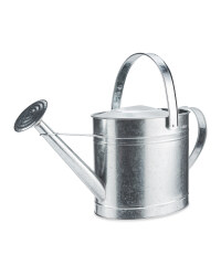 Oval Metal Watering Can 10L - Zinc