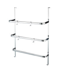 Over Door Towel Rack - Chrome