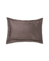 Oxford Sateen Pillowcase Pair - Charcoal