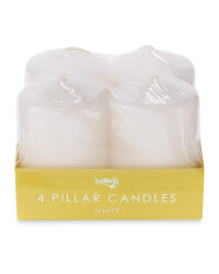 White Pillar Candles