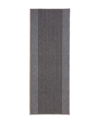 Grey Stripes Washable Runner