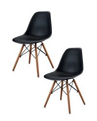 Pair of Eiffel Chairs - Black