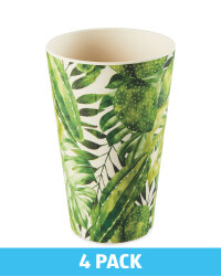 Palm Bamboo Tumblers 4 Pack