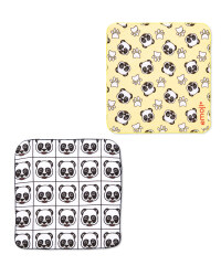 Panda Emoji® Magic Cloth 2-Pack