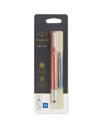 Parker Red Vector Fountain Pen