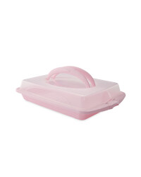 Party Cake Container - Pink