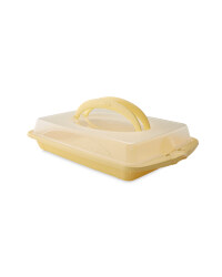 Party Cake Container - Yellow