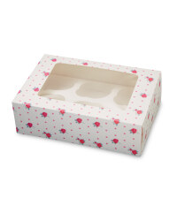 Pastel 6 Cupcake Holder Box - 2 Pack